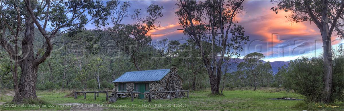 Peter Bellingham Photography Old Geehi Hut - Kosciuszko NP - NSW (PBH4 00 12646)